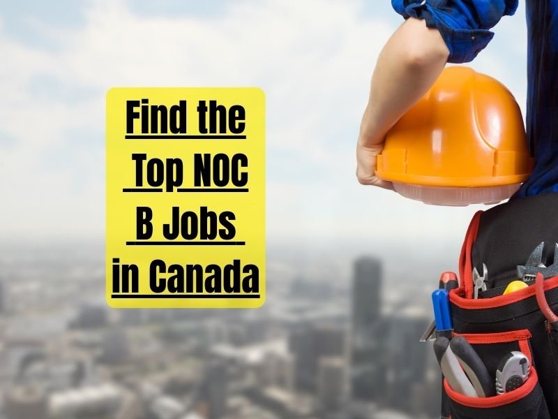Find the Top NOC B Jobs in Canada